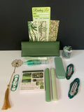 Fall Collection: Autumn in Sage Stationery Set / Fall Sage Flower Bundle