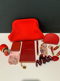 Dumpling Red Charm Set / Travel Bag Everyday Essentials Gift Bundle