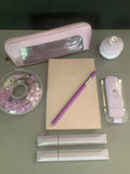 Dreamy Lavender Macaron Stationery Bundle / Desk Essential Set
