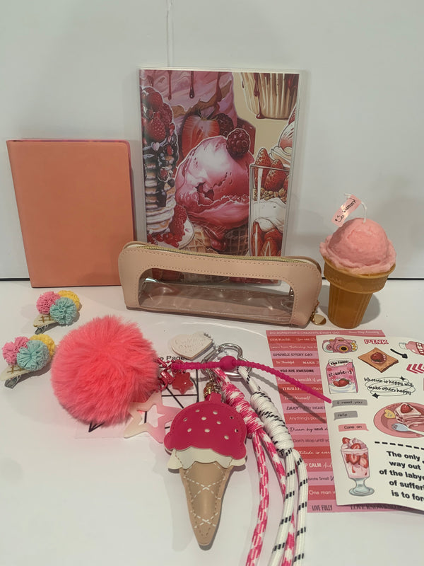 Sweet Treats Stationery Bundle / Dessert Themed Set