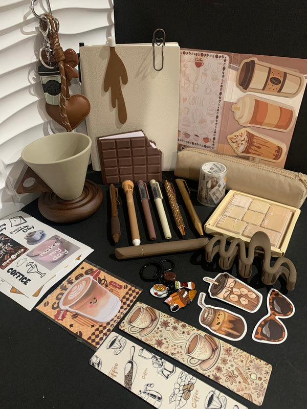 The Love of Coffee Bundle / Coffee Break Stationery Gift Set