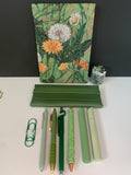 Fall Collection: Autumn in Sage Stationery Set / Fall Sage Flower Bundle
