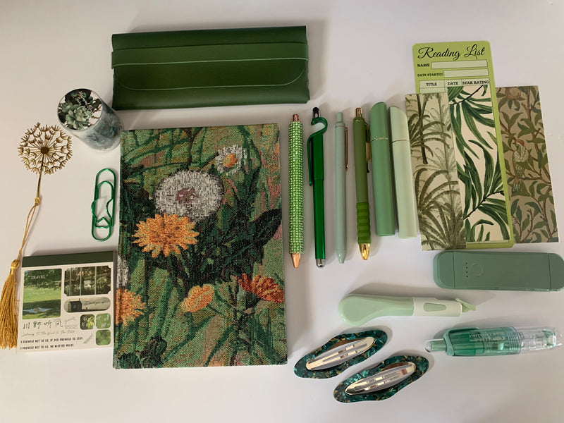 Fall Collection: Autumn in Sage Stationery Set / Fall Sage Flower Bundle