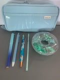 Dreamy Blue Macaron Stationery Bundle / Desk Essential Set