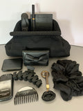 Dumpling Noir Charm Set / Travel Bag Everyday Essentials Gift Bundle