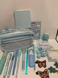 Back-To-School Stationery Bundle/All-In-One Pencil Pouch Desk Set