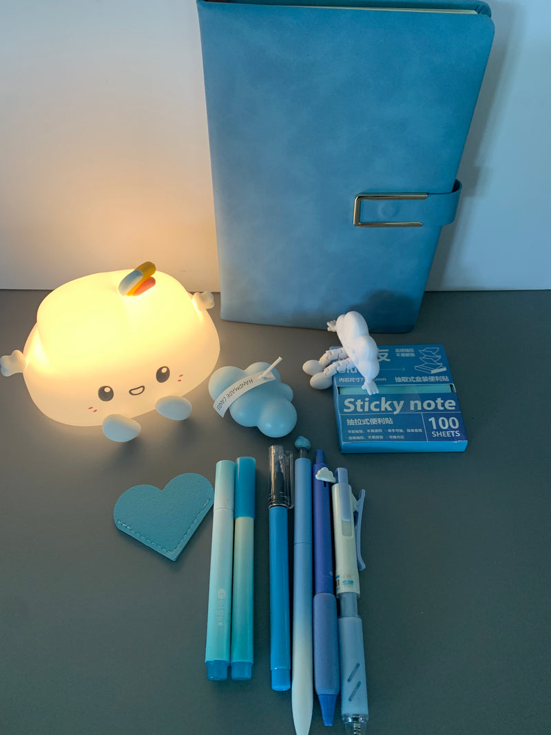 Cloud Gift Bundle / Night Light Stationery Set